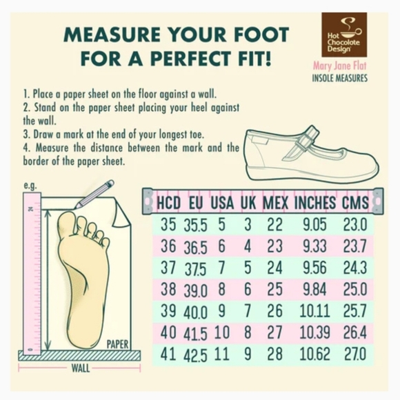 Hot Chocolate Design Chocolaticas High Heels Doris Women's Mary Jane Pump (38) - Picture 12 of 12